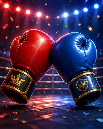 Original Championship boxing editorial artwork for Boxing King